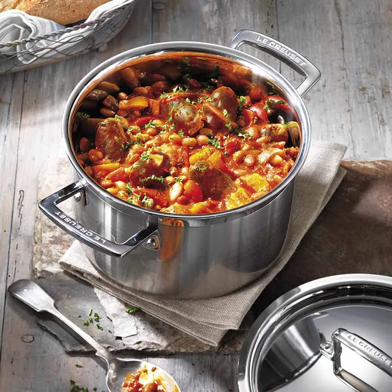 Le Creuset 3 Ply Chefs Pan & Deep Casserole Set