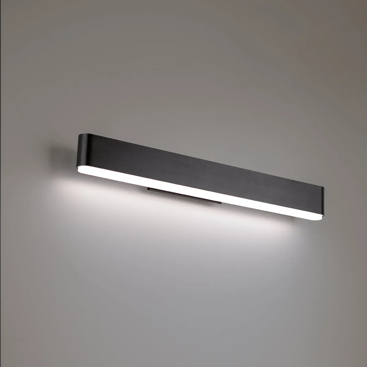 LED Bath & Vanity Light from the 0 to 60 Collection in Black Finish by Modern Forms