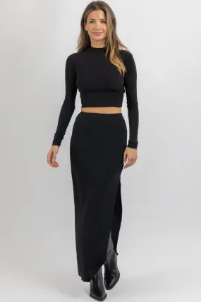 LEXIE BLACK SKIRT SET