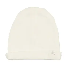 Lilette Cotton White Beanie w/ Balloon