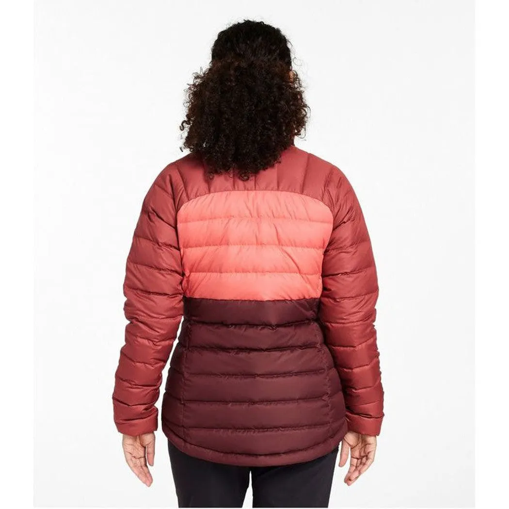 L.L.Bean Women's Bean's Down Jacket Colorblock