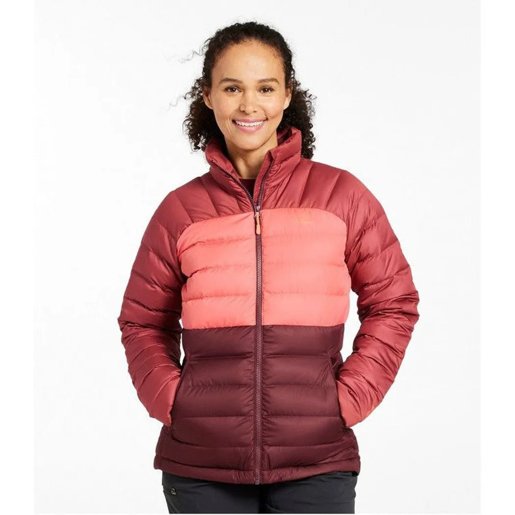 L.L.Bean Women's Bean's Down Jacket Colorblock