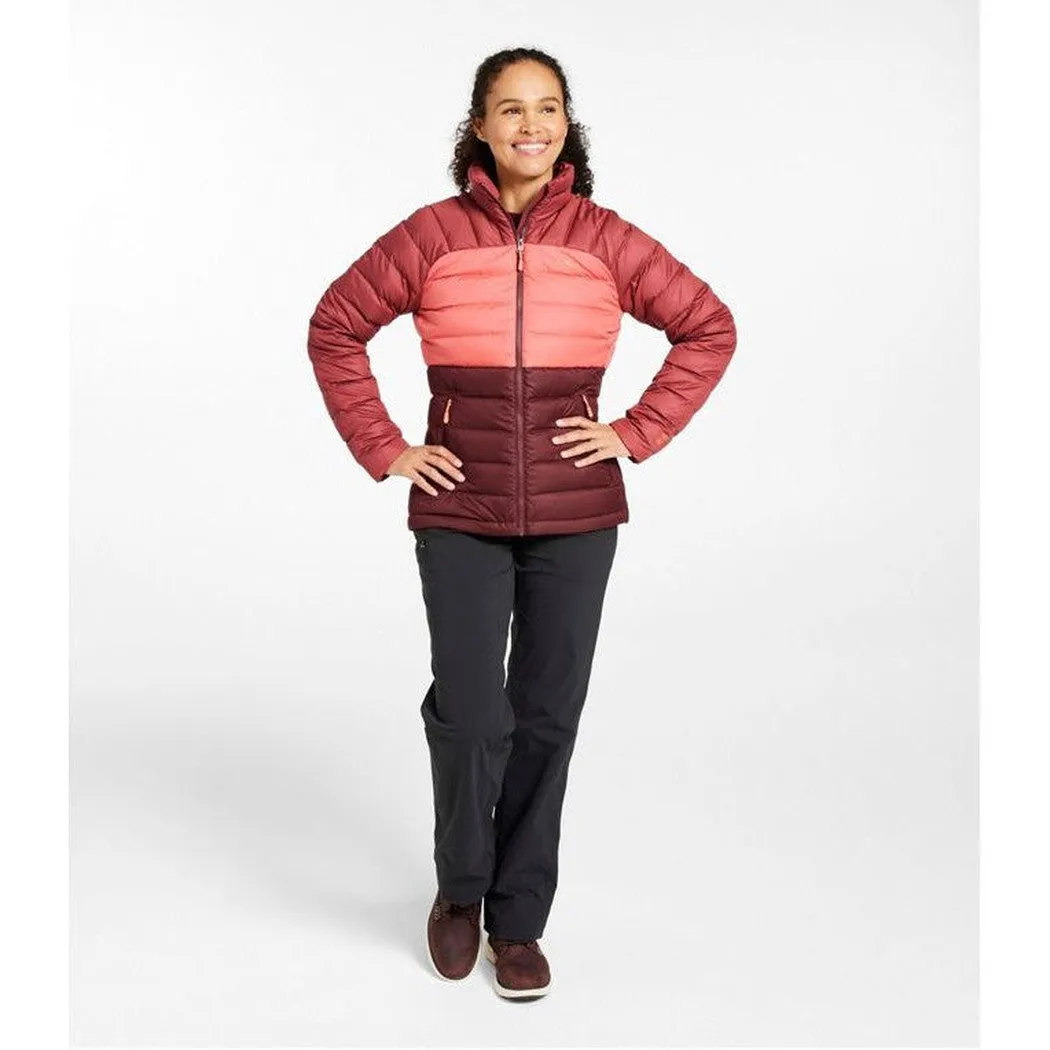 L.L.Bean Women's Bean's Down Jacket Colorblock