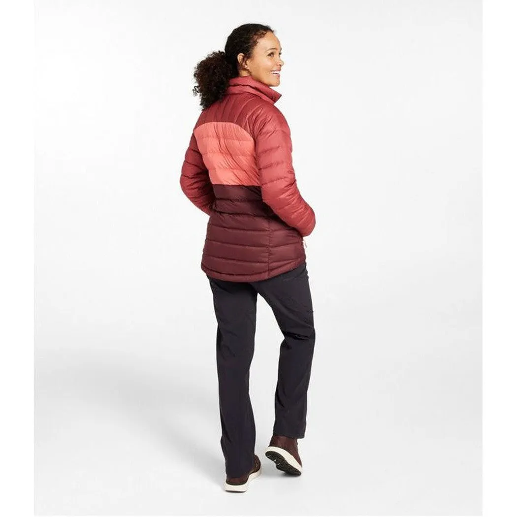 L.L.Bean Women's Bean's Down Jacket Colorblock