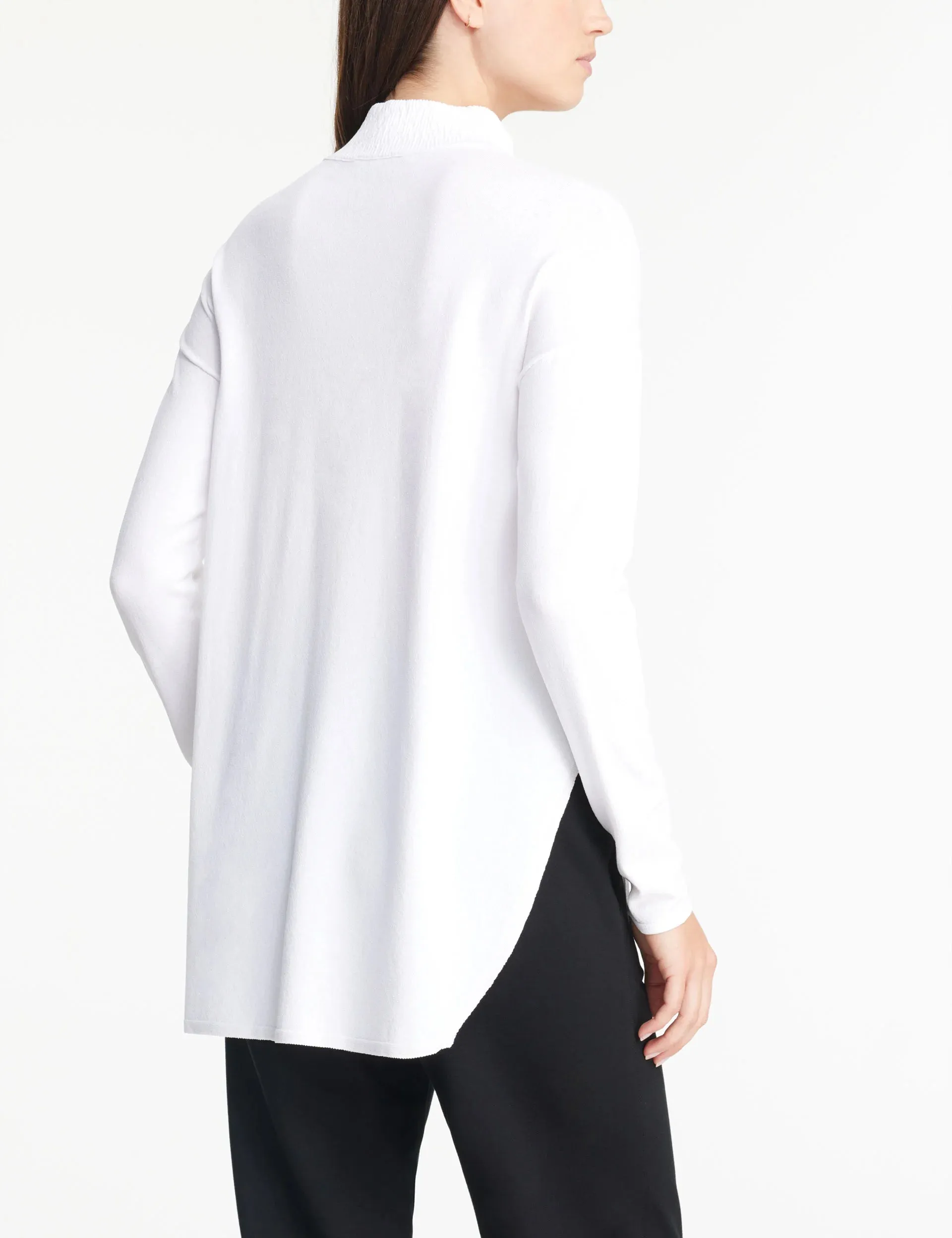 Long Cardigan - White