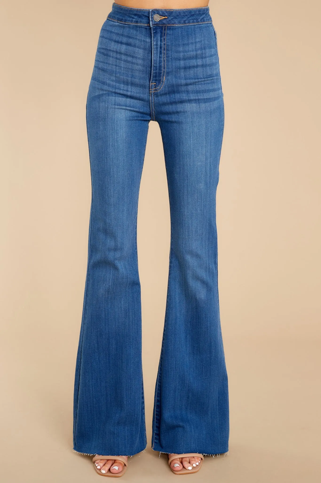 Making The Band Medium Wash Flare Jeans