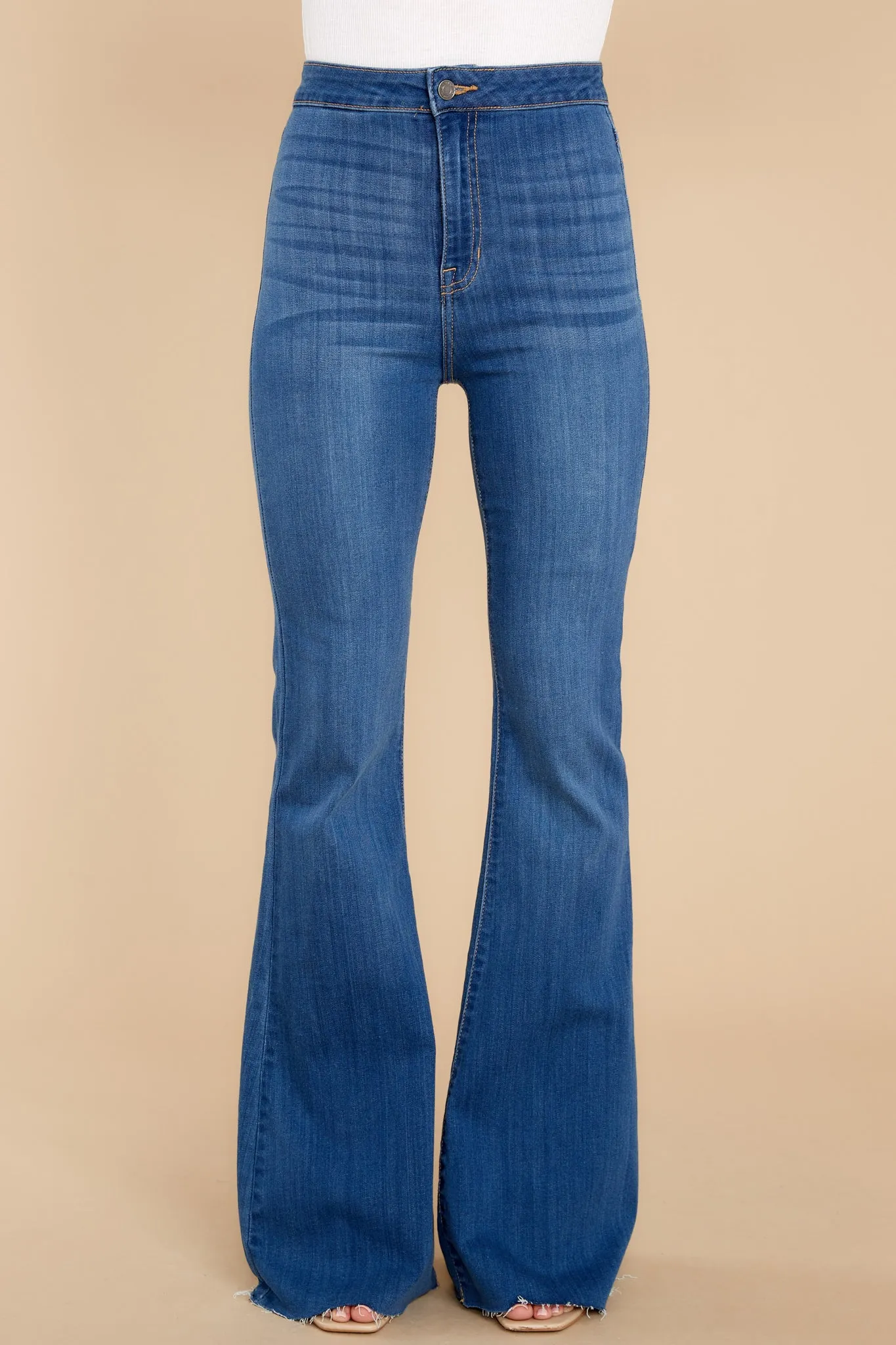 Making The Band Medium Wash Flare Jeans