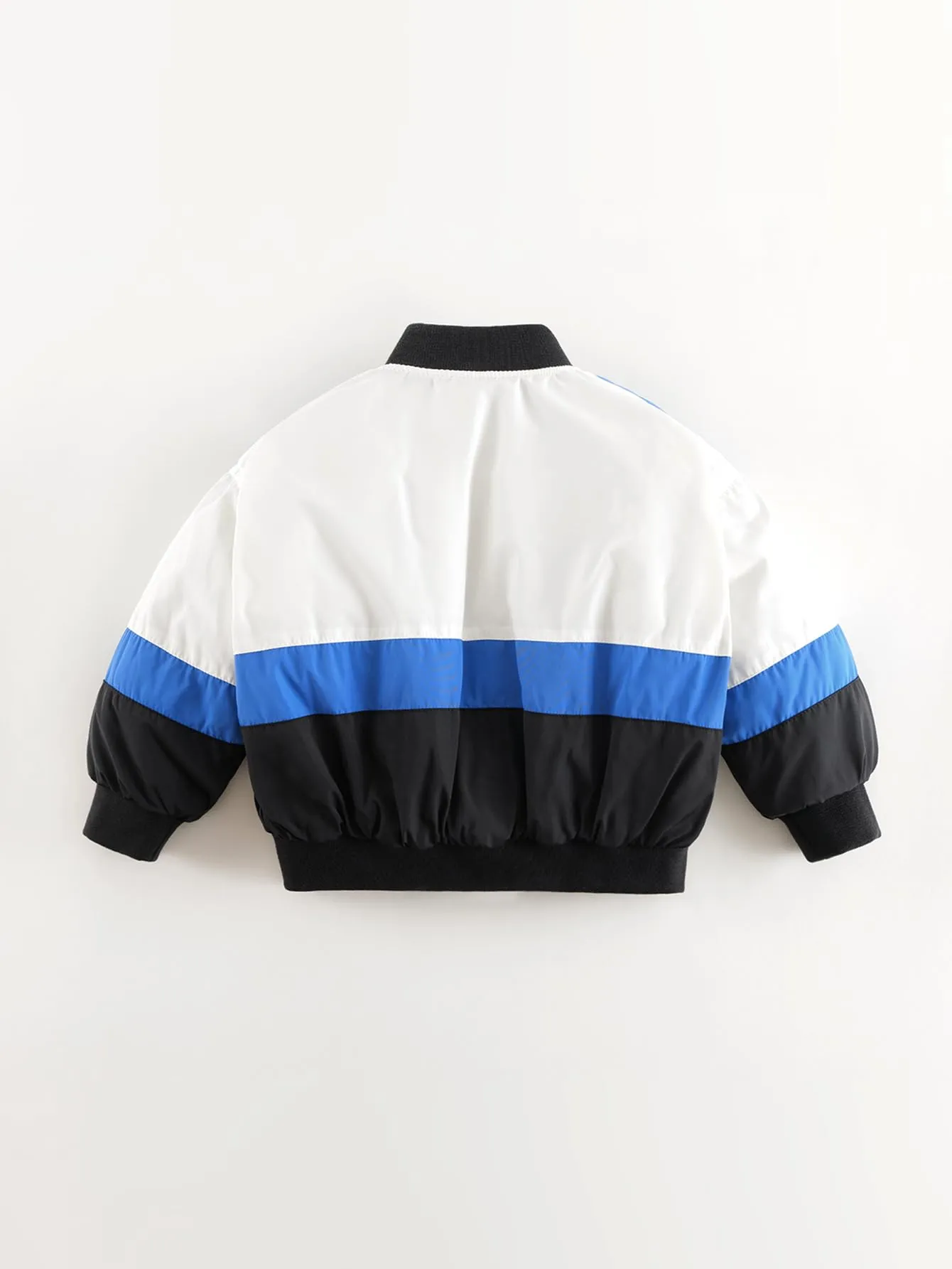 MARC & JANIE Boys Color Block Racing Baseball Jacket 241019