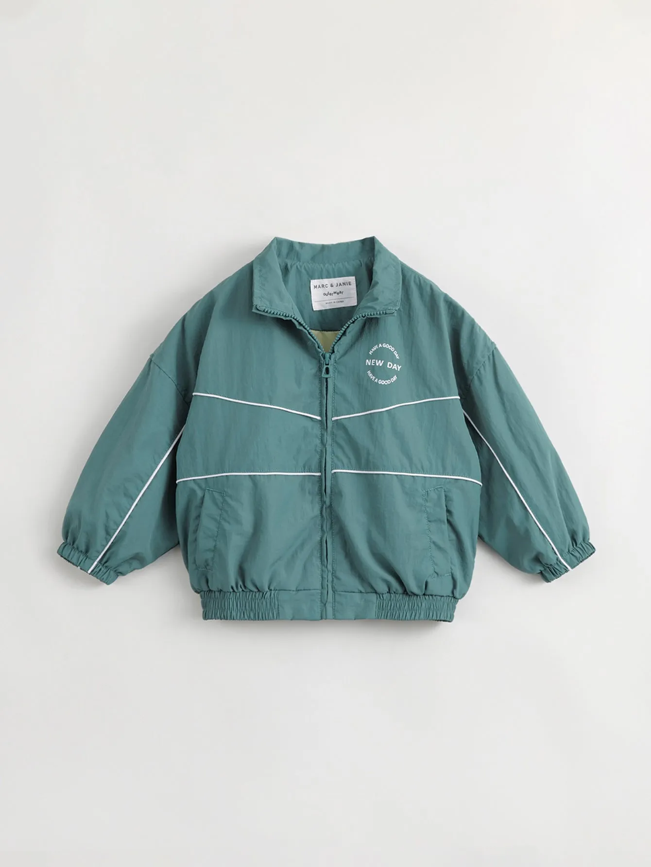 MARC & JANIE Boys Loose Sport Windbreaker Jacket 231372