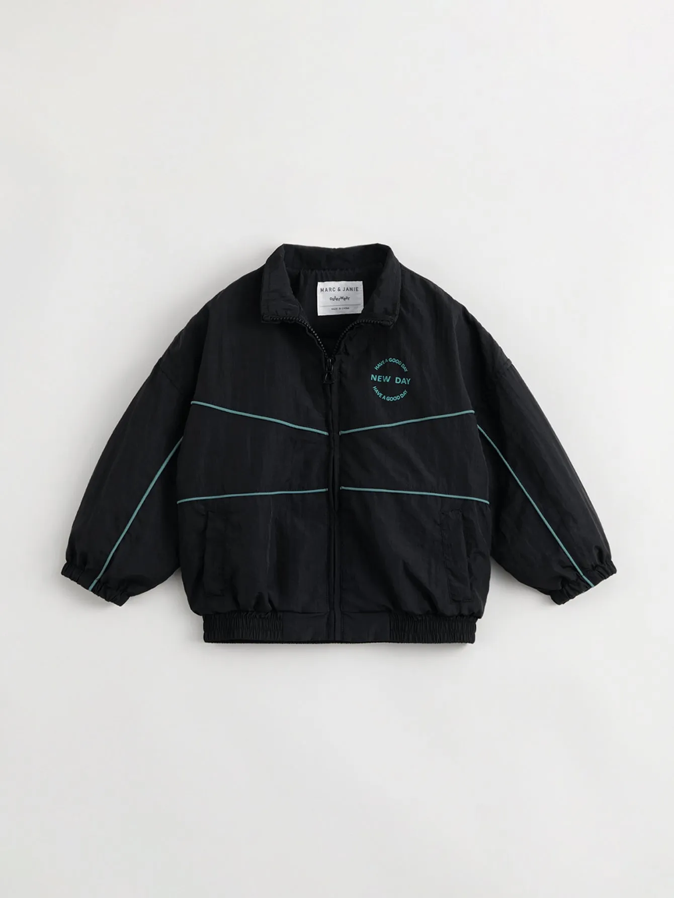 MARC & JANIE Boys Loose Sport Windbreaker Jacket 231372