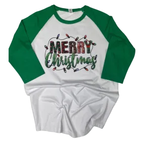 Merry Christmas Raglan HV140