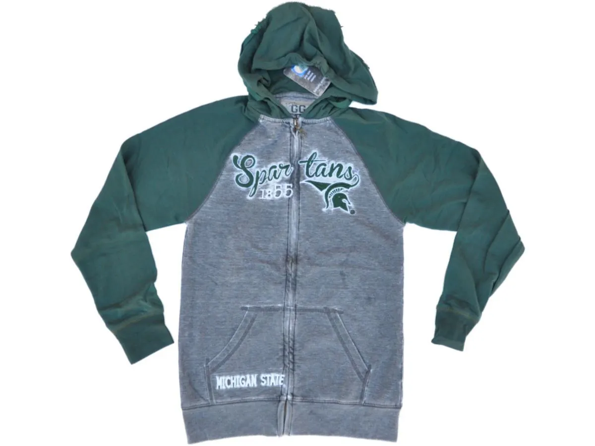 Michigan State Spartans GG Women Lightweight Full-Zip Soft Fleece Jacket