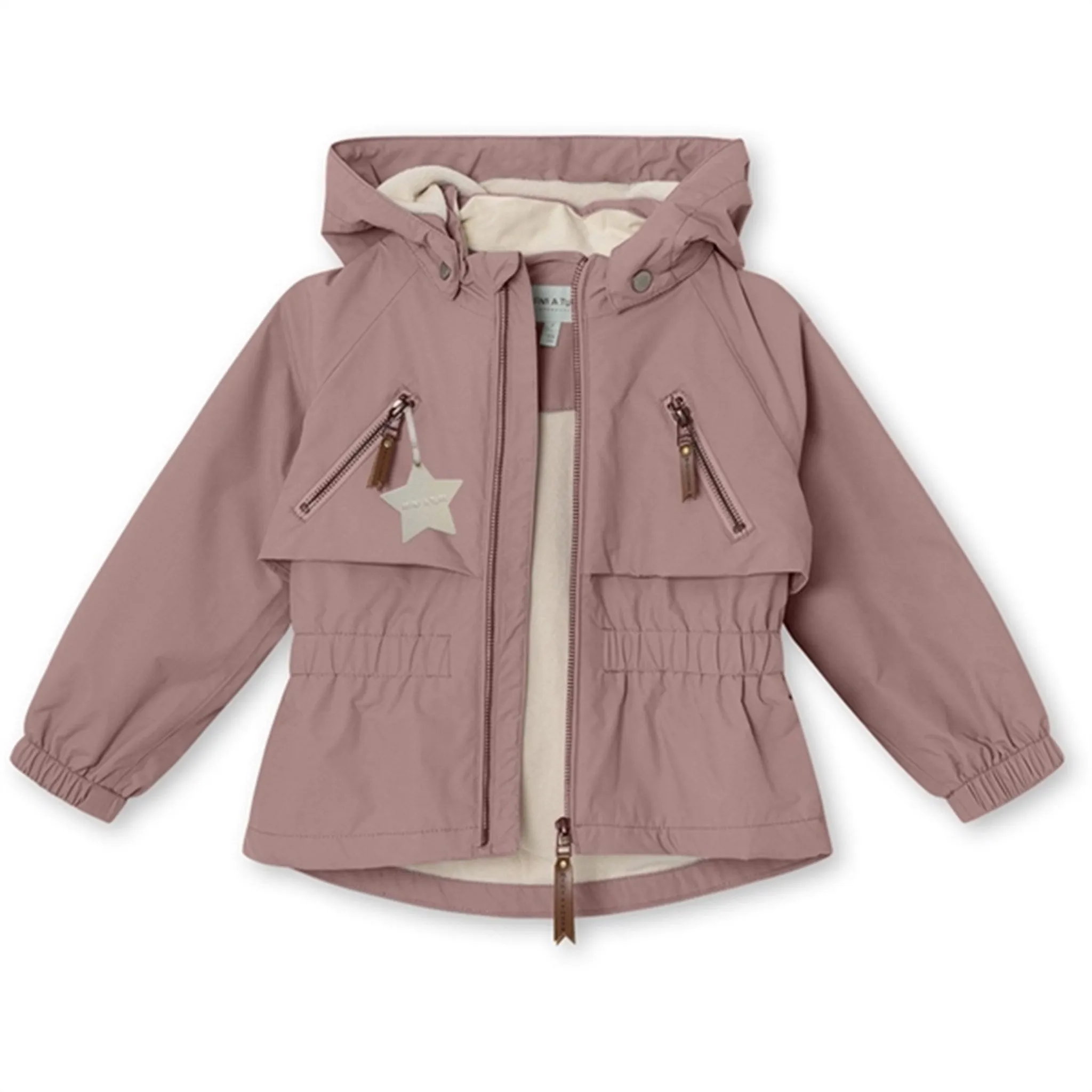 MINI A TURE Algea Spring Jacket w/Fleece Lining Pale Woodrose