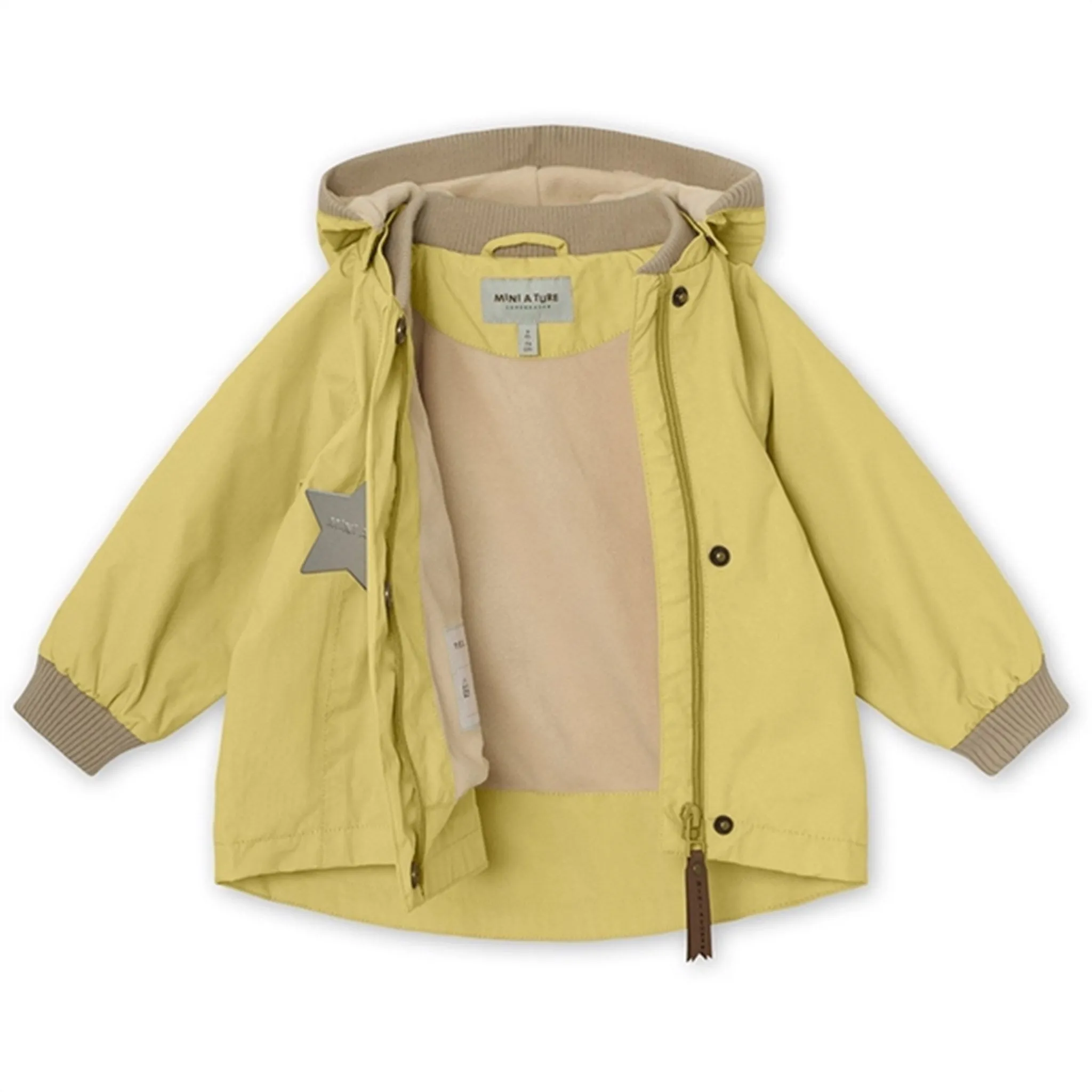 MINI A TURE Wai Spring Jacket w/Fleece Lining Dusky Citron