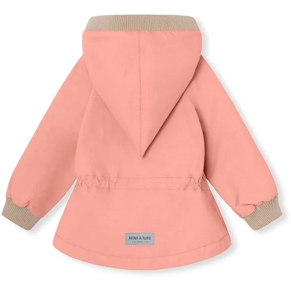 MINI A TURE WAI Spring Jacket w/Fleece Lining Rosette Rose