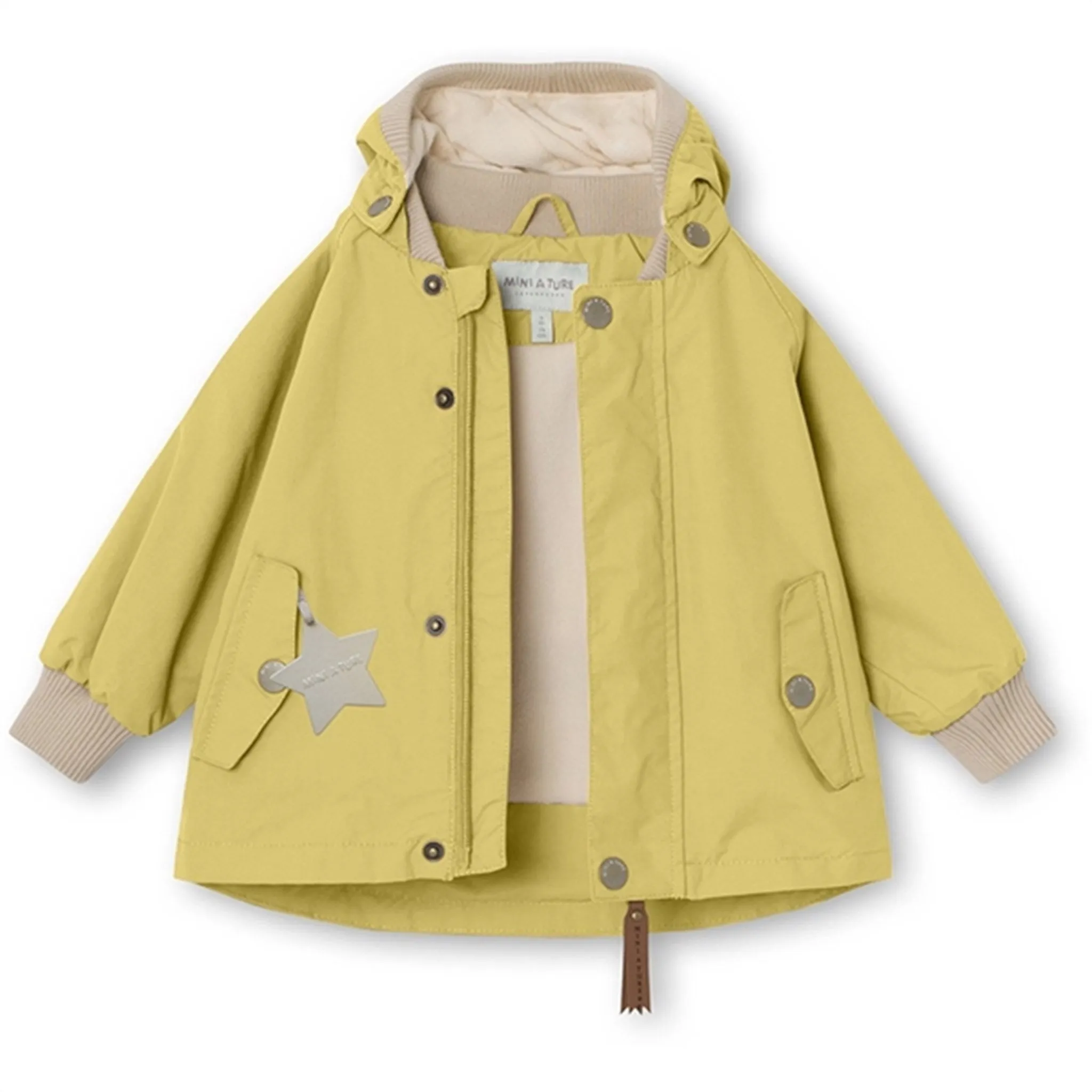 MINI A TURE Wally Spring Jacket w/Fleece Lining Dusky Citron