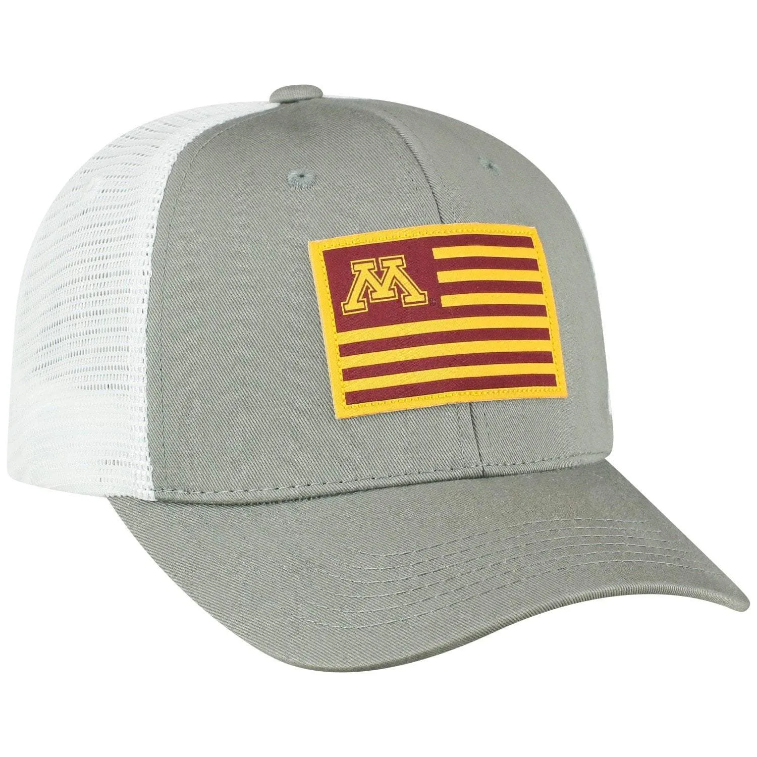 Minnesota Golden Gophers TOW Gray "Brave" Mesh Structured Adj. Hat Cap