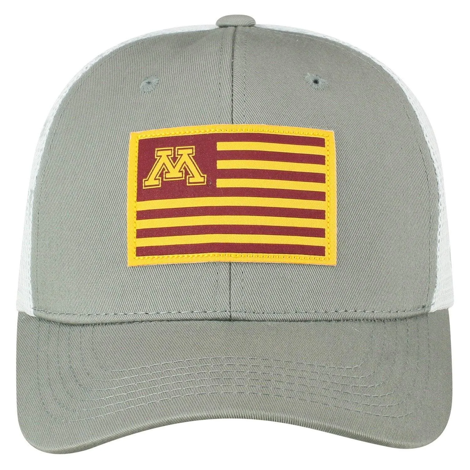 Minnesota Golden Gophers TOW Gray "Brave" Mesh Structured Adj. Hat Cap