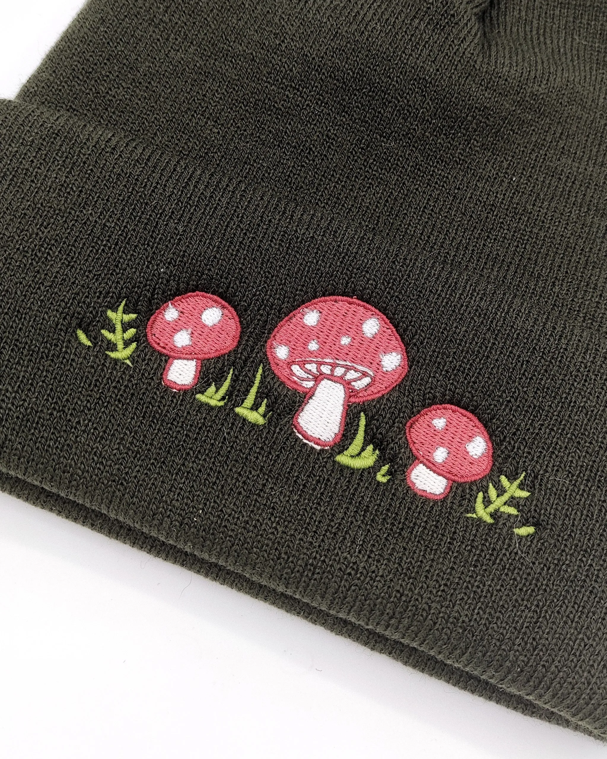 Mushroom beanie