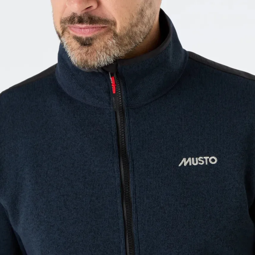 Musto Mens Knitted Fleece Jacket