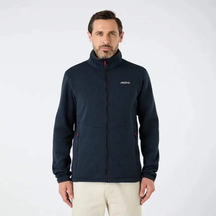 Musto Mens Knitted Fleece Jacket