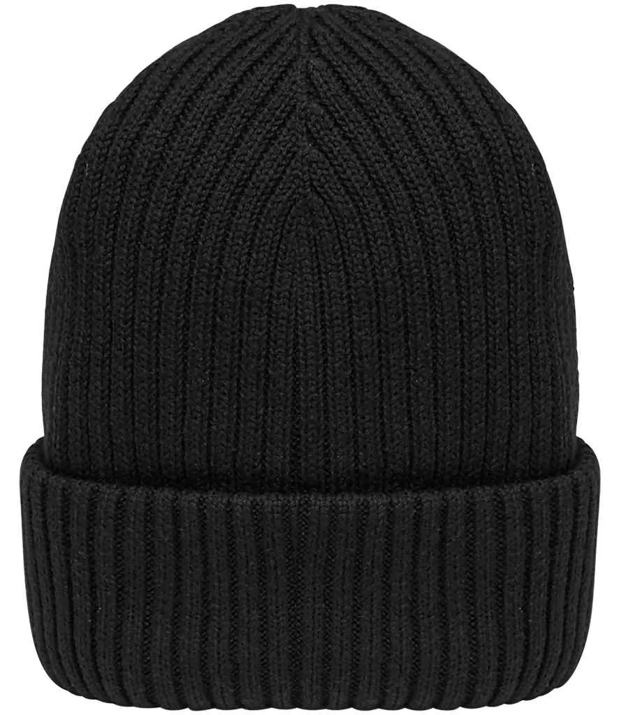 Native Spirit Wide Cuffed Beanie | Black