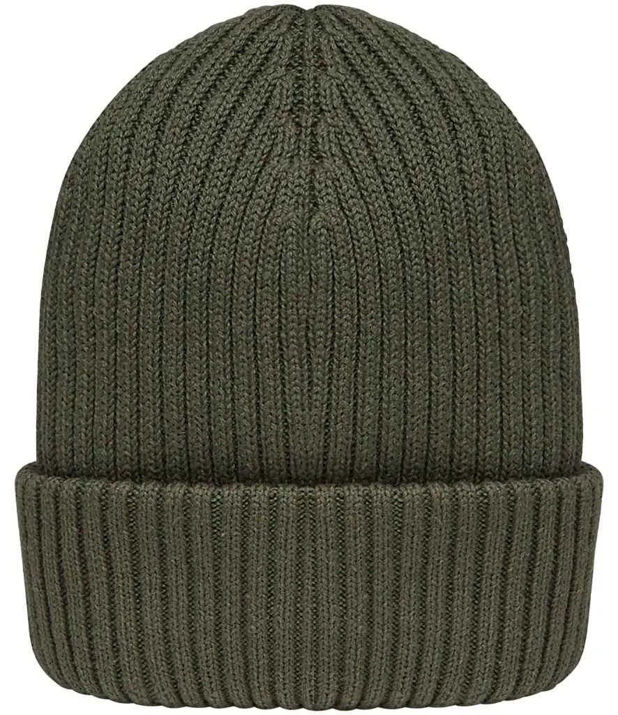 Native Spirit Wide Cuffed Beanie | Khaki