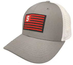 NC State Wolfpack TOW Gray "Brave" Mesh Structured Adj. Hat Cap