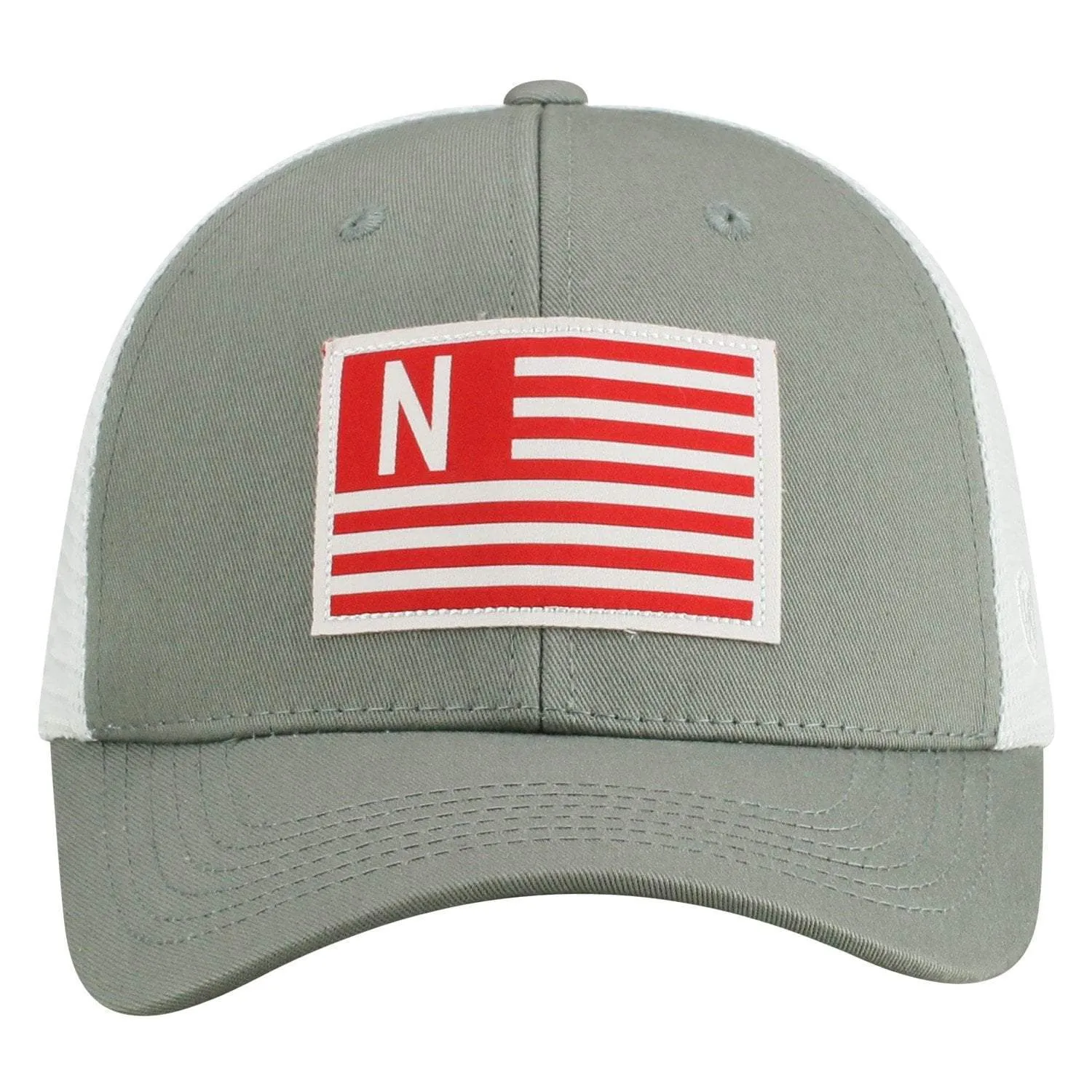 Nebraska Cornhuskers TOW Gray "Brave" Mesh Structured Adj. Hat Cap