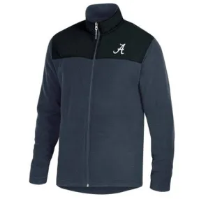 New - NCAA Alabama Crimson Tide Gray Fleece Full Zip Jacket - S