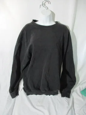 NEW OFFLINE BY AERIE CREWNECK SWEATSHIRT Pullover M BLACK CHARCOAL