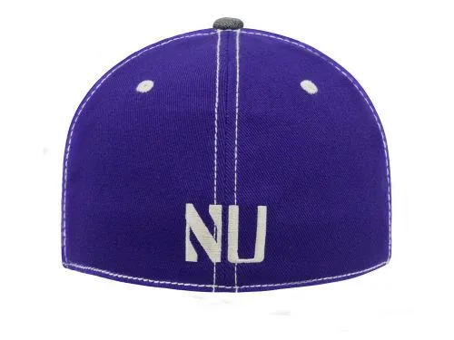 Northwestern Wildcats TOW Purple High Post Two-Tone Memory FLEXFIT Hat Cap (M/L)