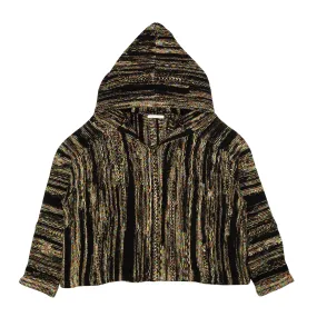 NWT JOHN ELLIOTT Black Multi Space Dye Poncho Cape Size XSS $528