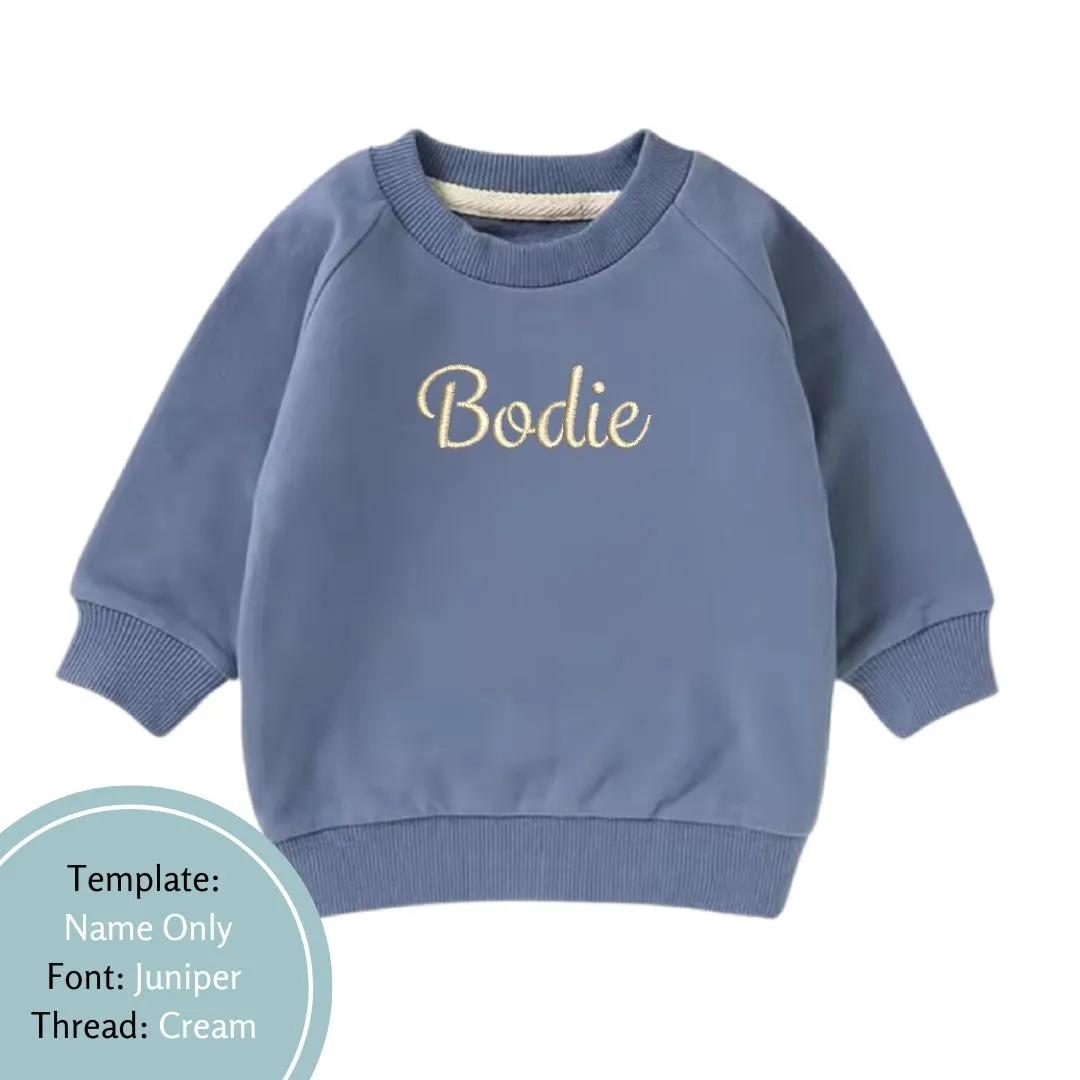 Personalised Name Baby and Toddler Crewnecks