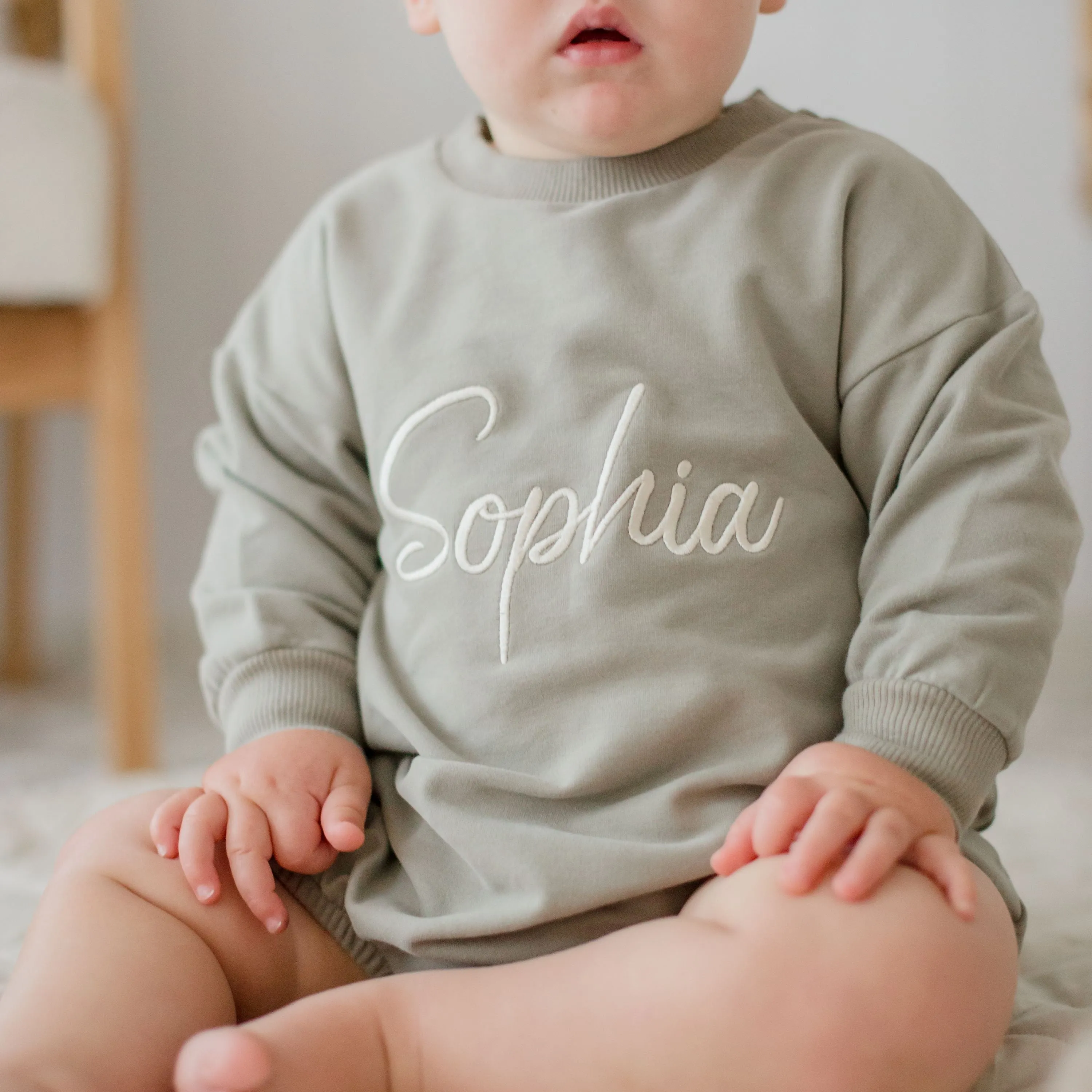 Personalised Name Baby and Toddler Rompers