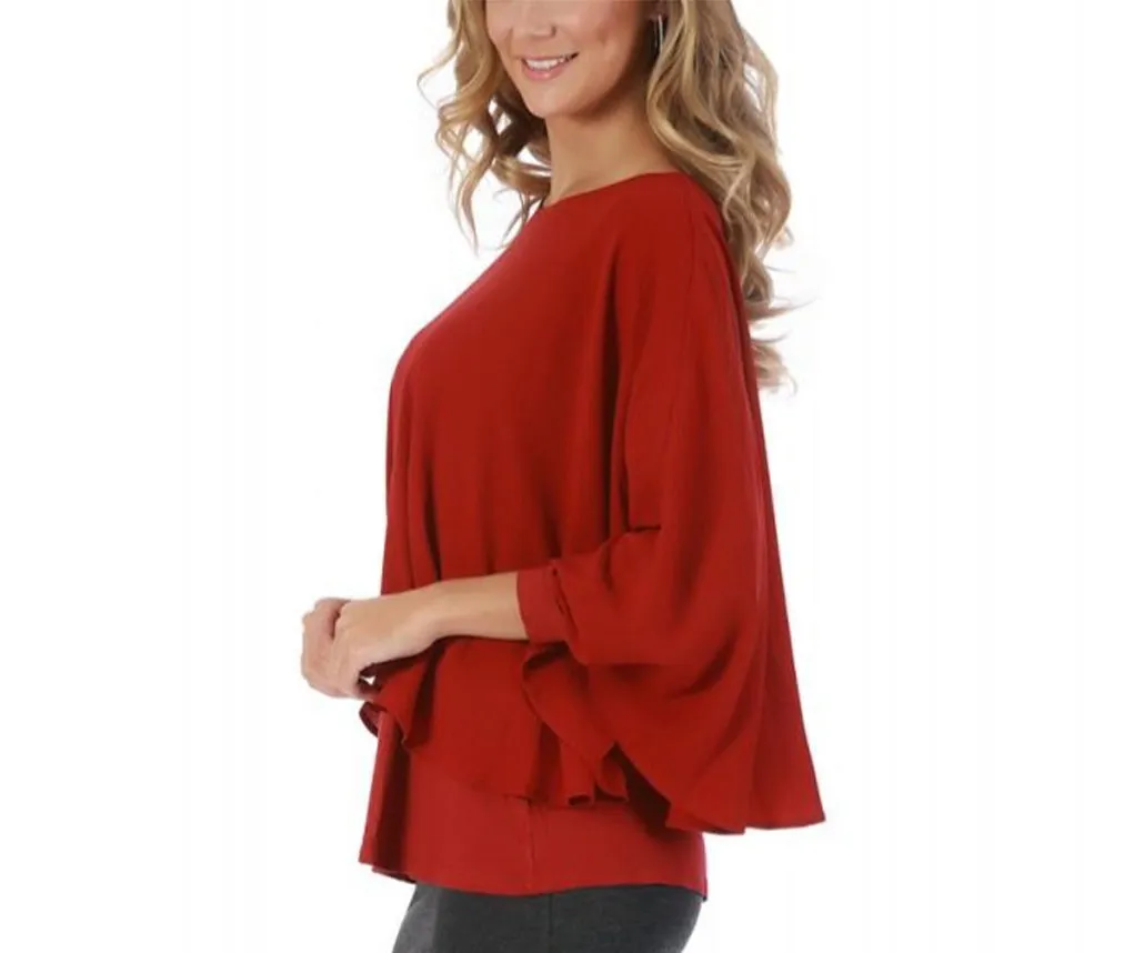 Poncho Top with Boatneck 153661