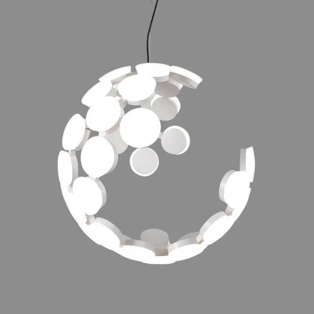 Postmodern LED Nordic Hanging Half Star Chandelier