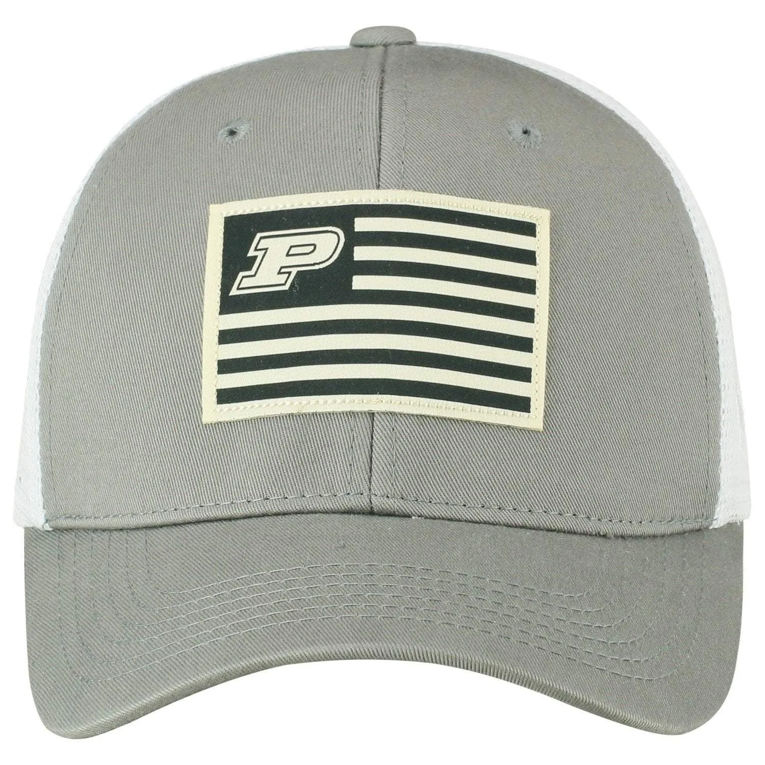 Purdue Boilermakers TOW Gray "Brave" Mesh Structured Adj. Hat Cap