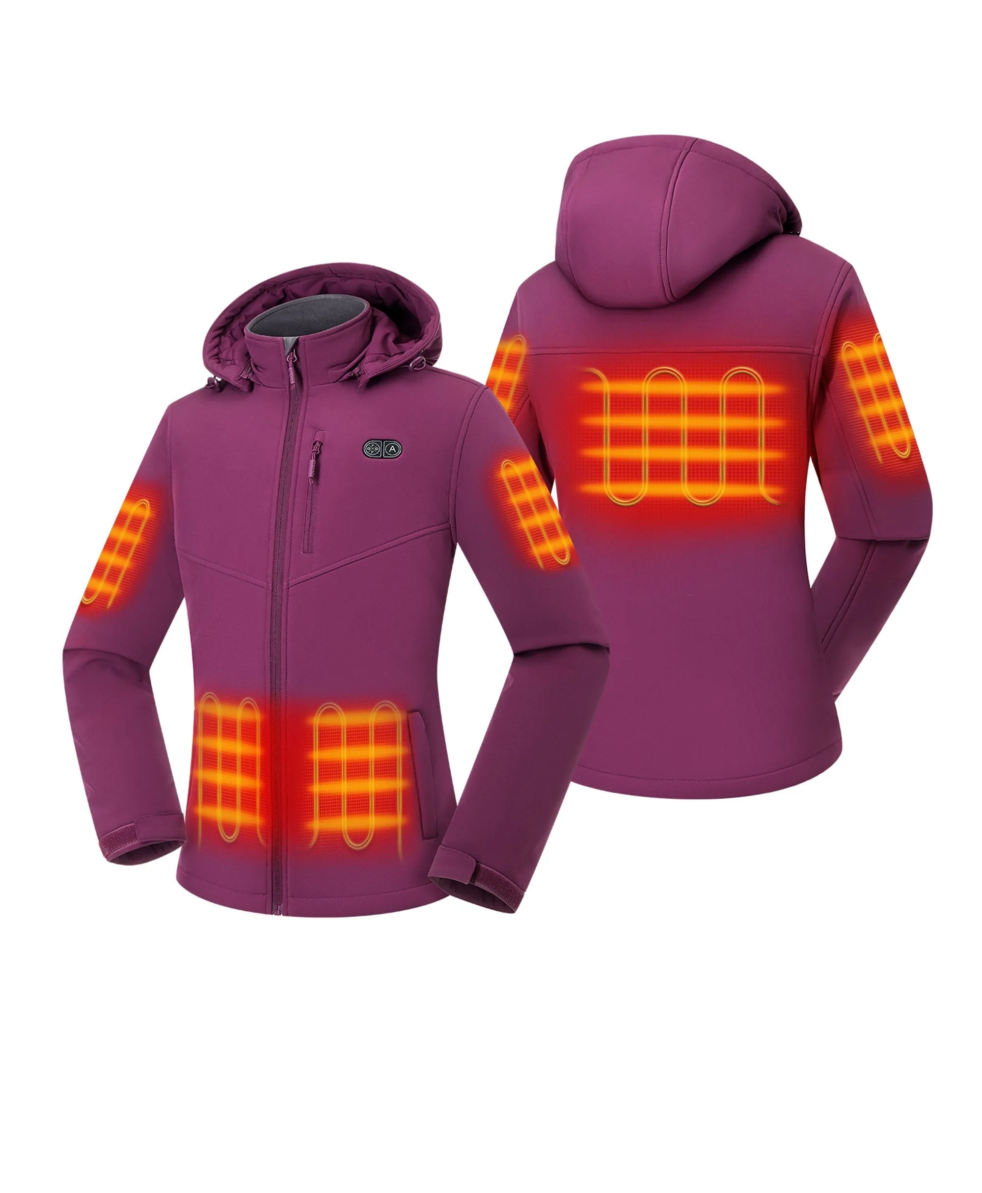 Replacement of Women's Dual Control Heated Jacket with 5 Heating Zones (Pocket Heating) (Battery not Included)