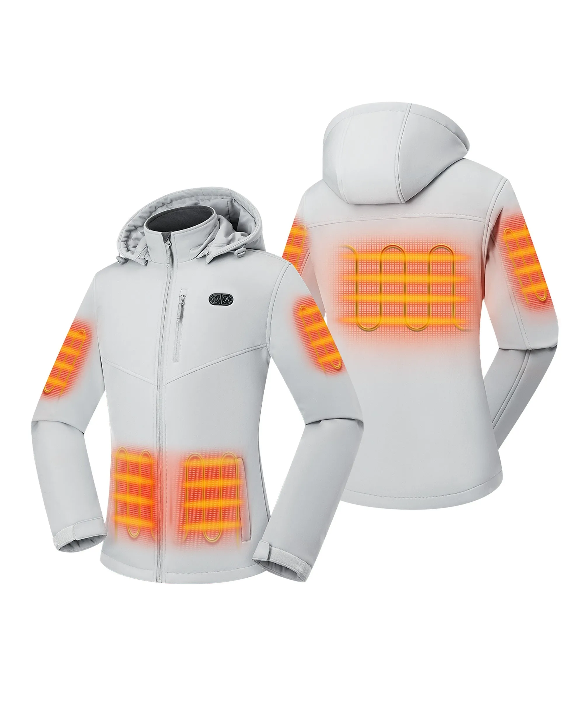 Replacement of Women's Dual Control Heated Jacket with 5 Heating Zones (Pocket Heating) (Battery not Included)