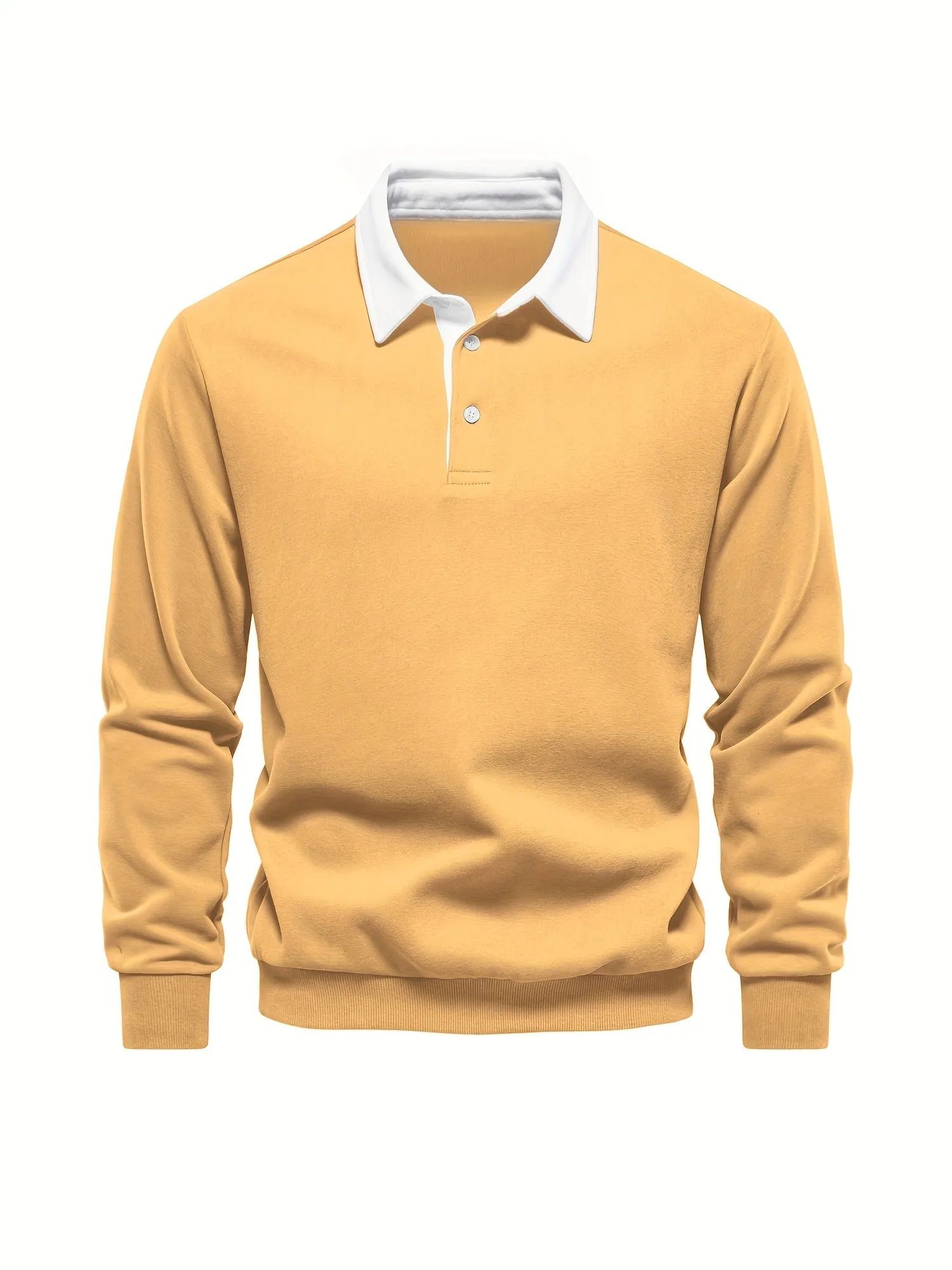 Retro Color Block Mens Casual Pullover Perfect for SpringFall