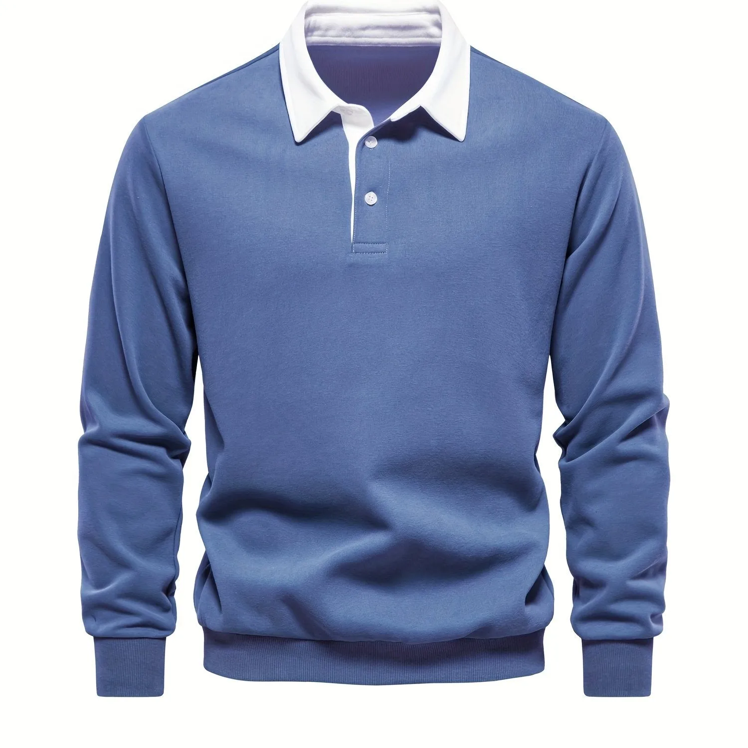 Retro Color Block Mens Casual Pullover Perfect for SpringFall