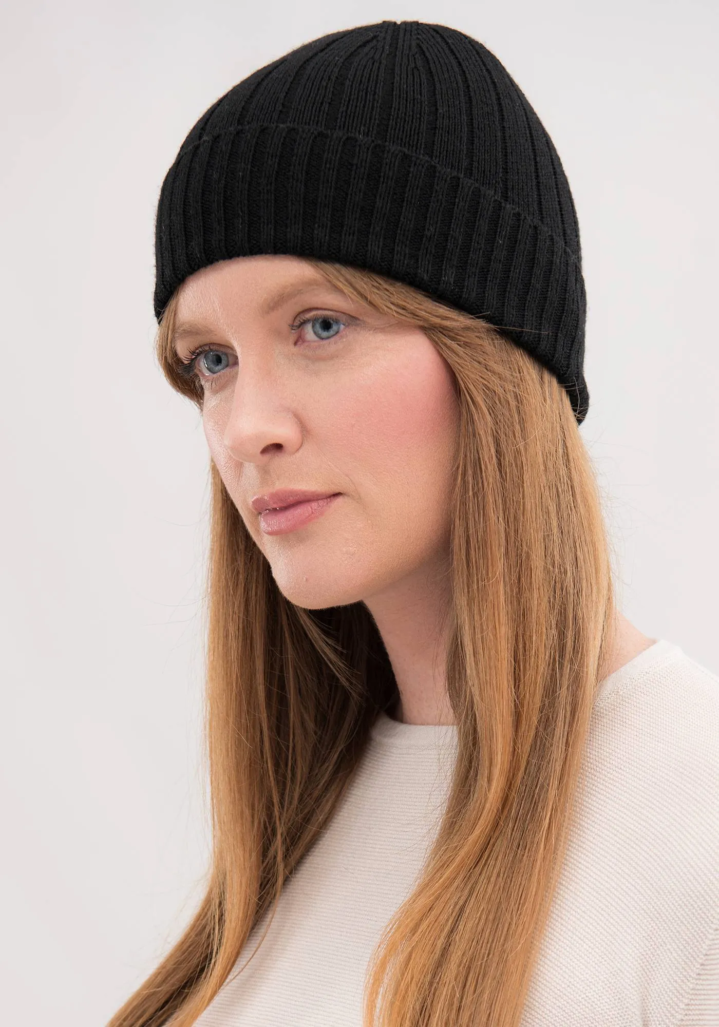 Rib Merino Beanie