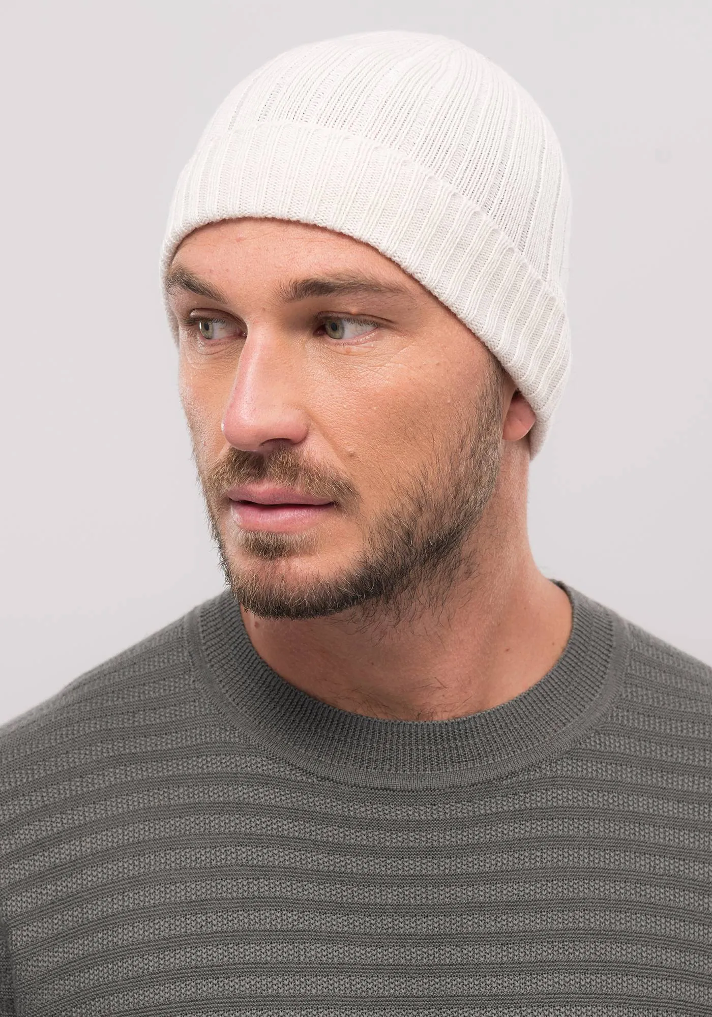 Rib Merino Beanie