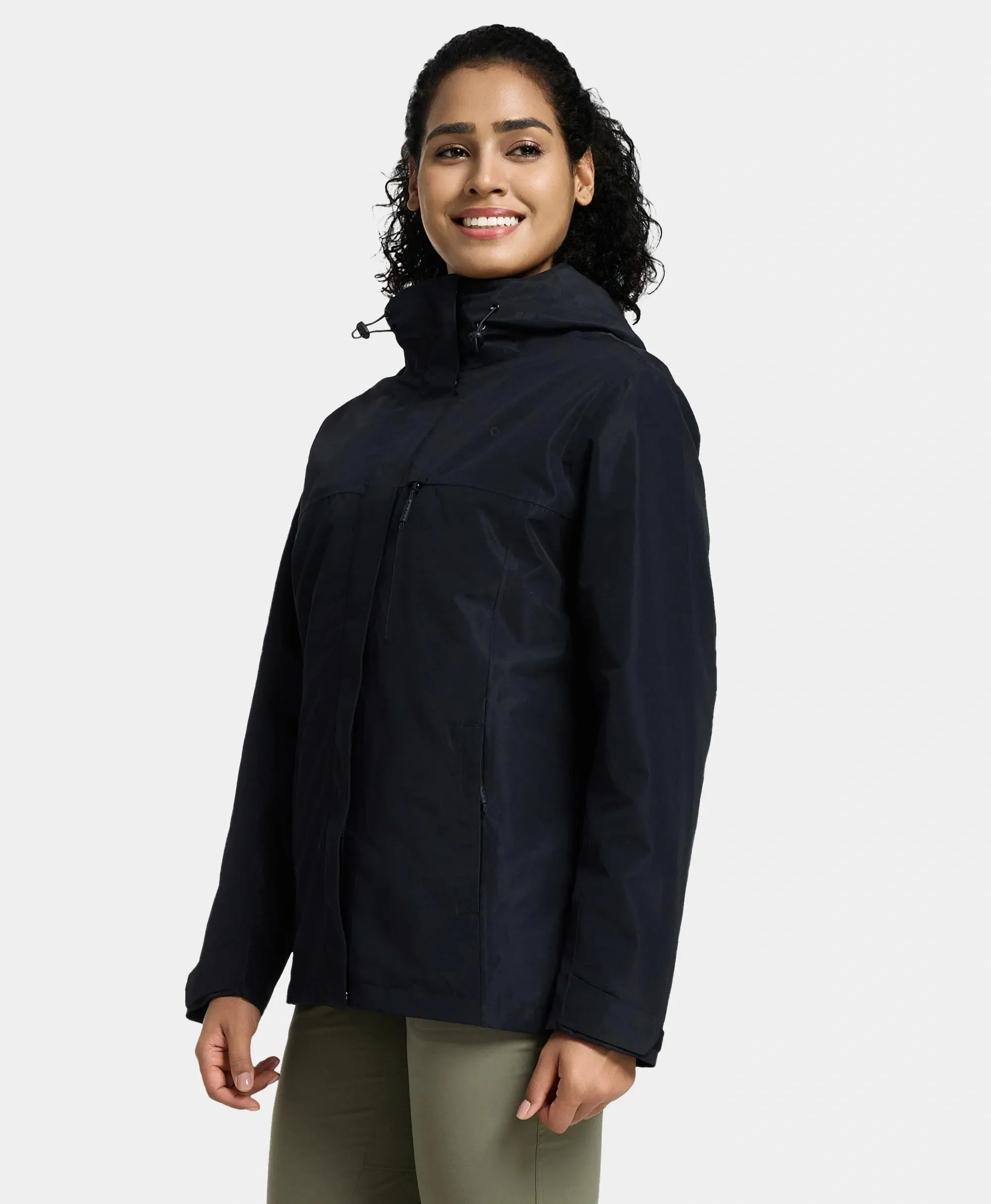 River Ridge Women's  3-in-1 Heated Jacket with Fleece Liner