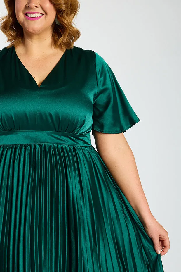 Rosella Emerald Dress