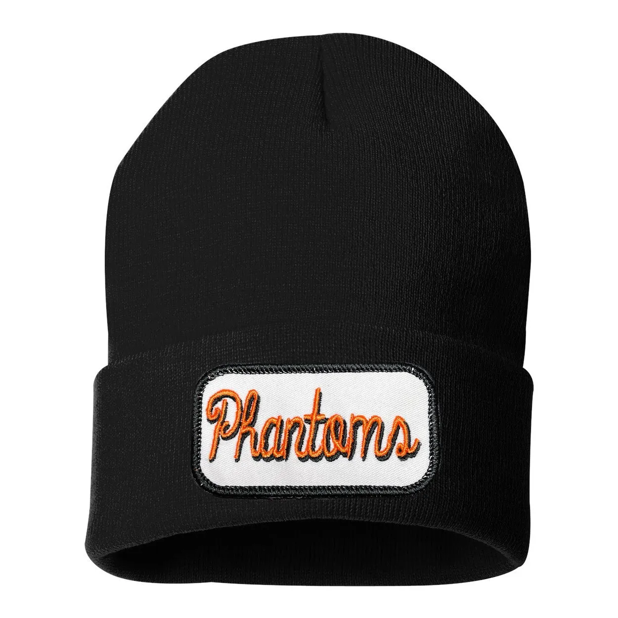 Script Phantoms Patched West De Pere Logo Beanies