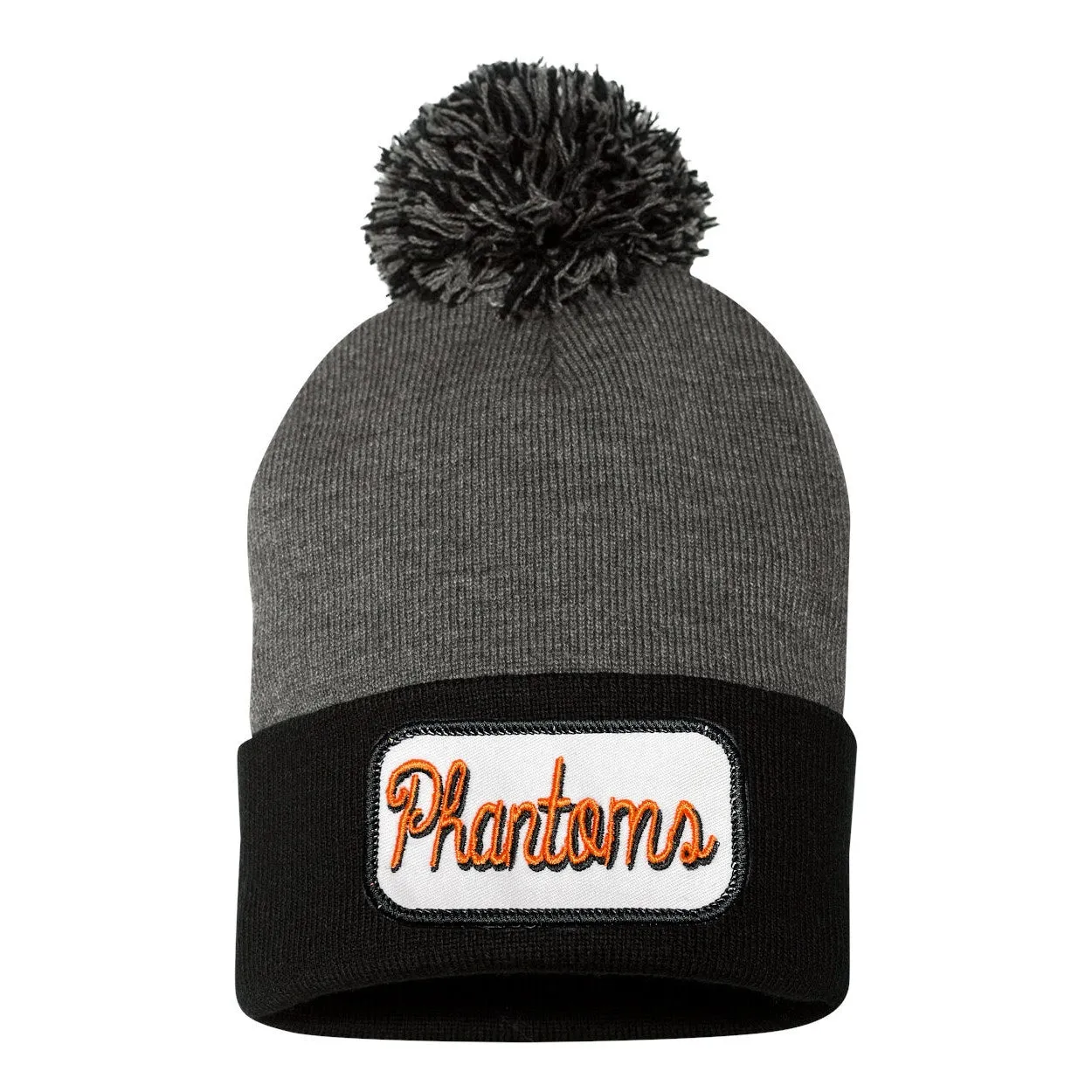 Script Phantoms Patched West De Pere Logo Beanies