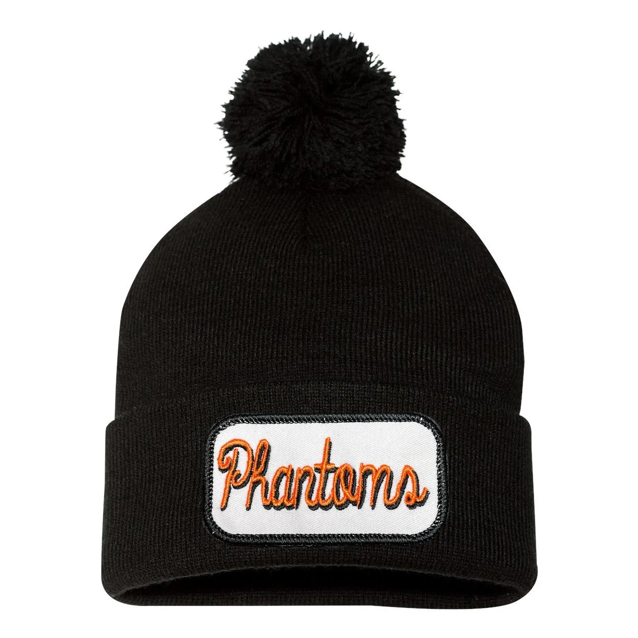 Script Phantoms Patched West De Pere Logo Beanies