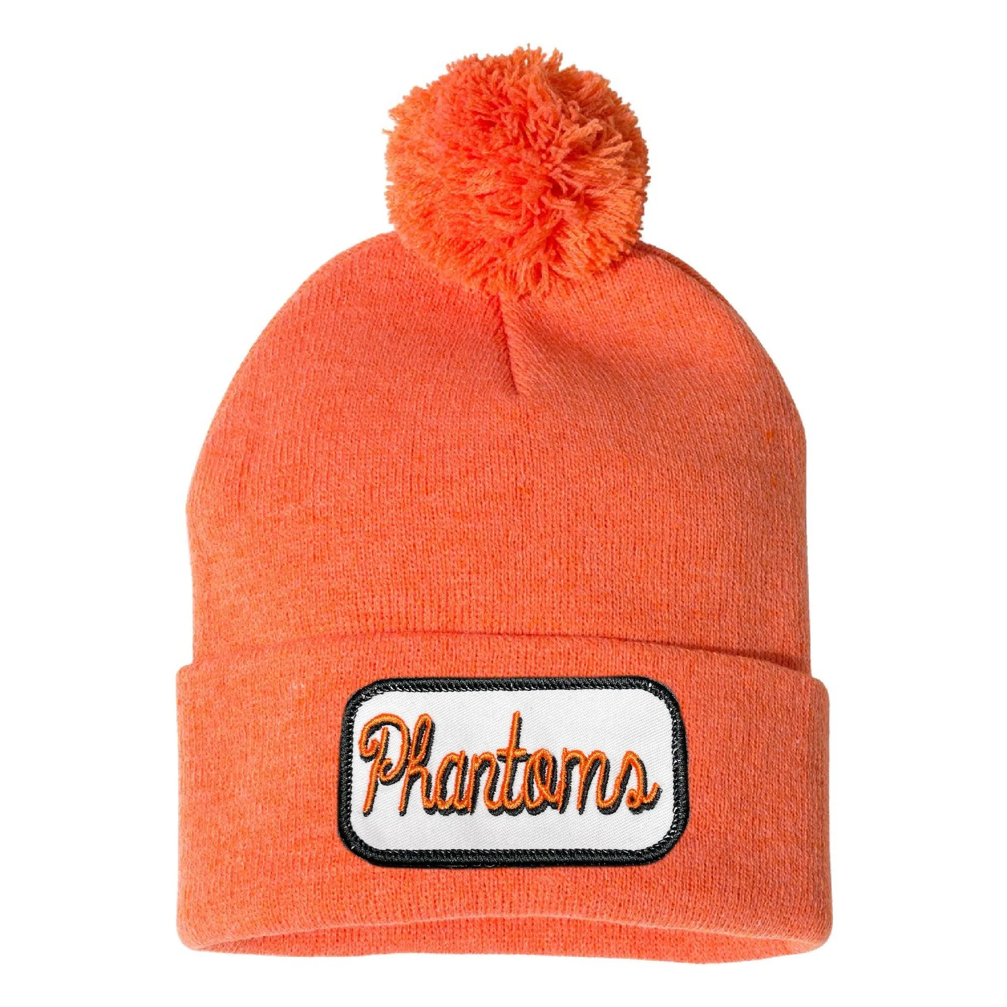 Script Phantoms Patched West De Pere Logo Beanies